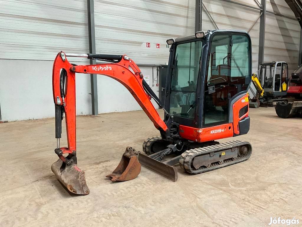 Kubota Kx 019-4 / Üzemóra: 1 607 / Lízing 20%-tól