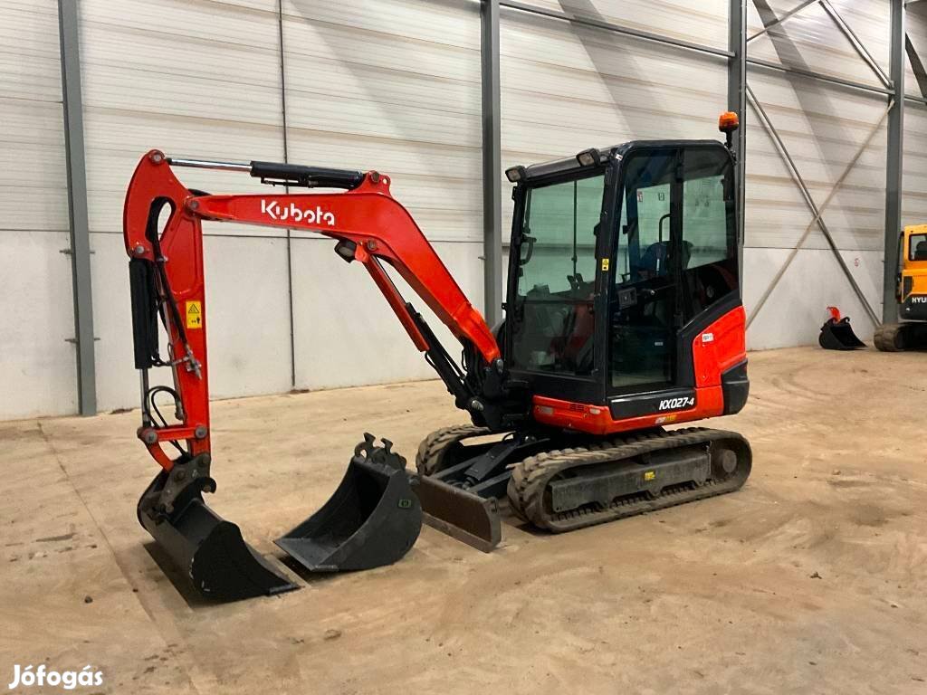 Kubota Kx 027-4 / 1900üó / 2db kanál / Lízing 20%-tól