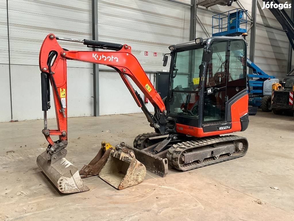 Kubota Kx 027-4 / 1.537 h üzemóra / Lízing 20%-tól