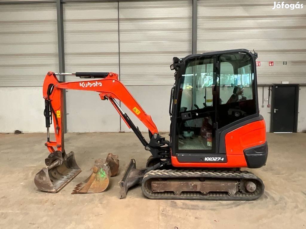Kubota Kx 027-4 / 1.902 h üzemóra / Lízing 20%-tól