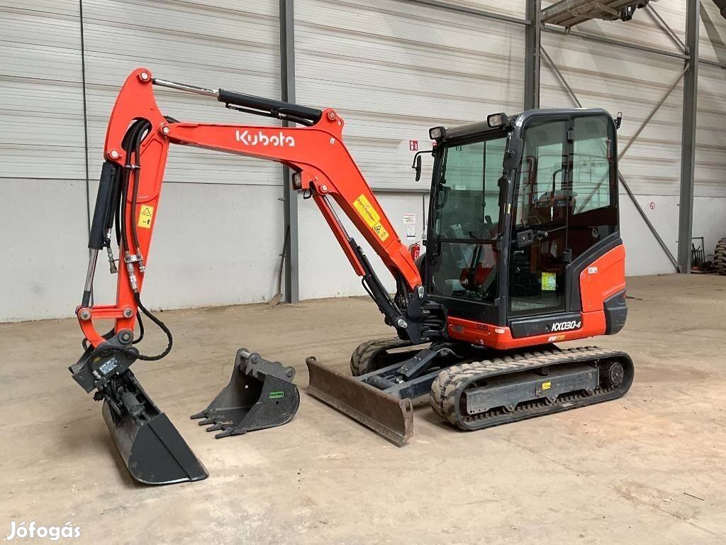 Kubota Kx 030-4 / 1.534 h üzemóra / Lízing 20%-tól