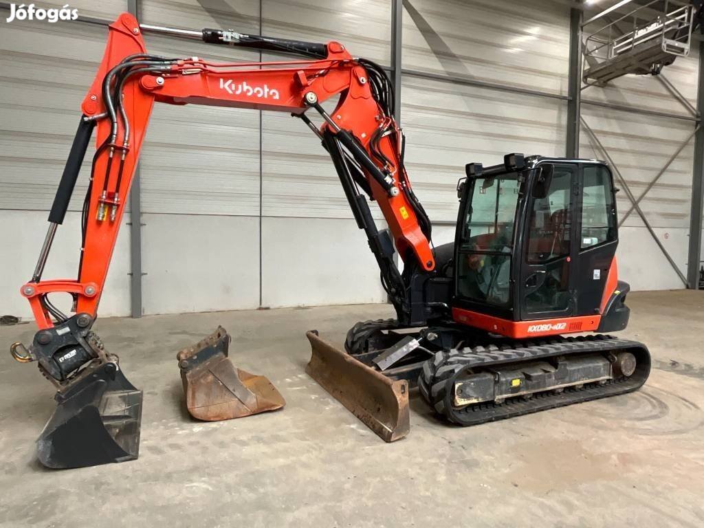 Kubota Kx 080-4 A 2 powertilt/ 2.526 h üzemóra / Lízing 20%-tó