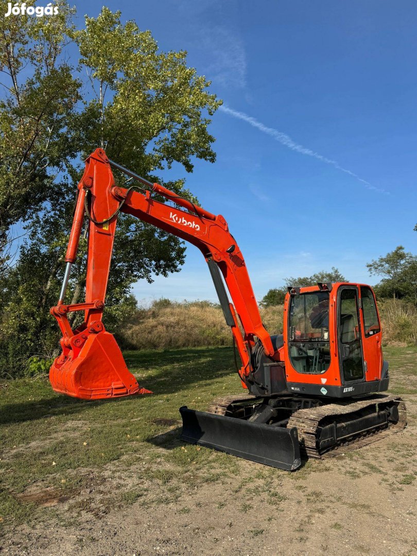 Kubota Kx 185-3 Lánctalps-Gumipapucs