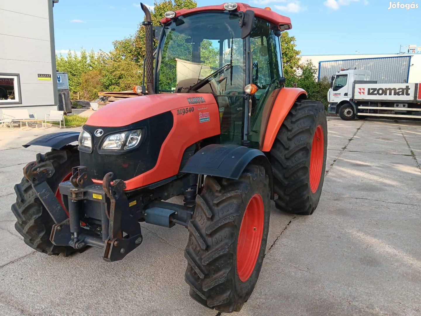 Kubota M 9540 Klíma, vontatás, irányváltó