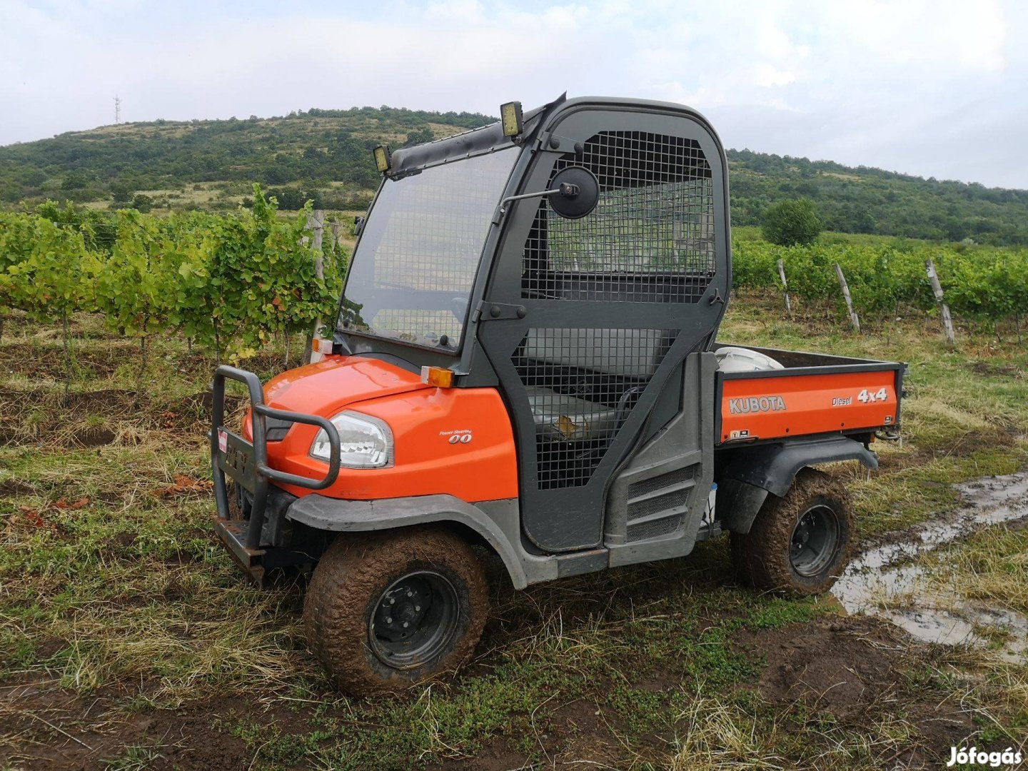 Kubota RTV 900 terepjáró 4x4 hidraulika platós dízel jó állapotban