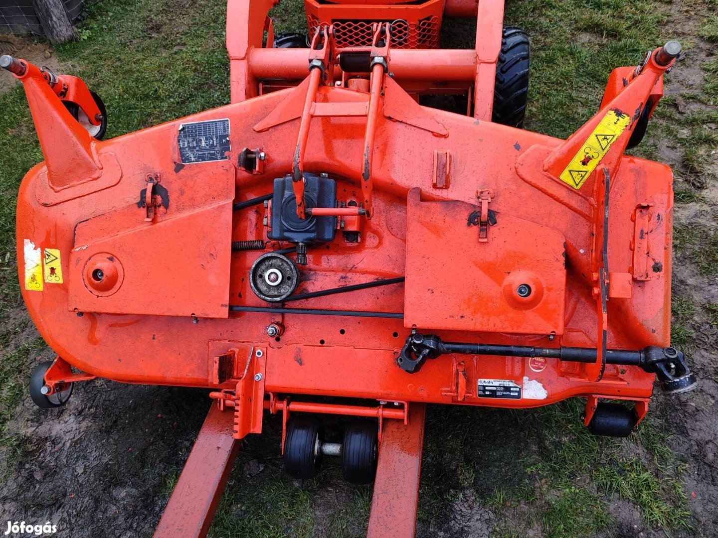 Kubota Rck60 vágóasztal ipari fűnyíró adapter kaszaház