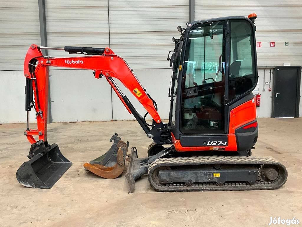 Kubota U 27-4 HI / 1.541 üzemóra / Lízing 20%-tól