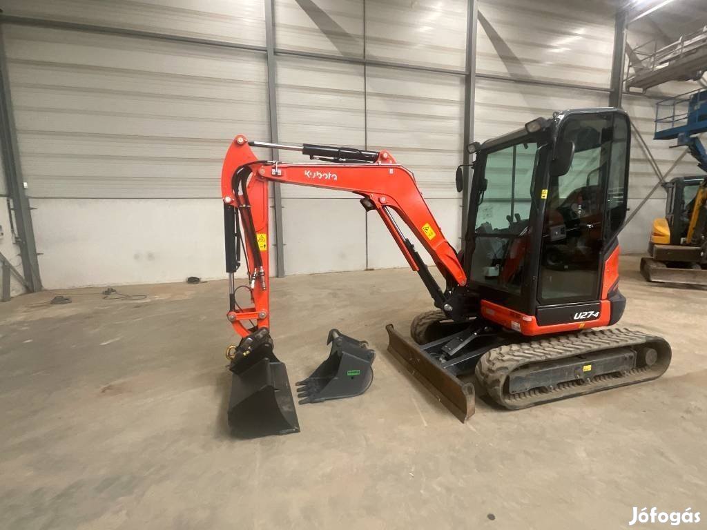 Kubota U 27-4 HI / 764 h üzemóra / Lízing 20%-tól
