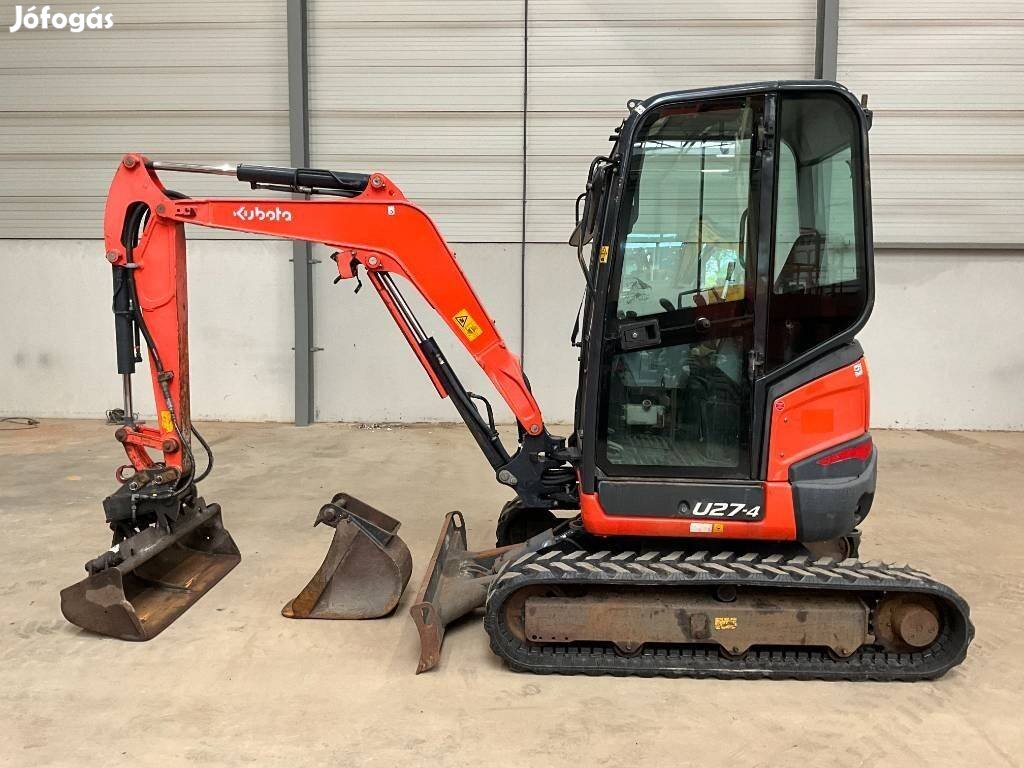 Kubota U 27-4/ 1.668 h üzemóra / Lízing 20%-tól