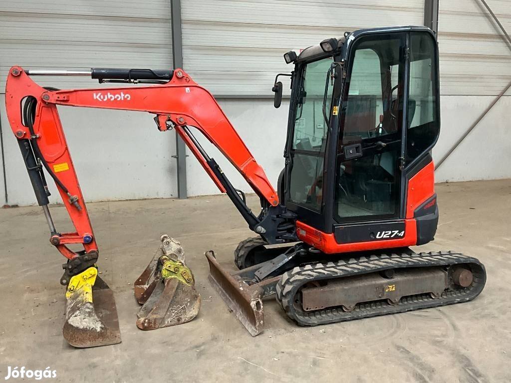 Kubota U 27-4 / 1.395 h üzemóra / Lízing 20%-tól