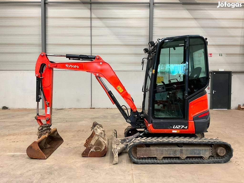 Kubota U 27-4 / 1.703 üzemóra / Lízing 20%-tól