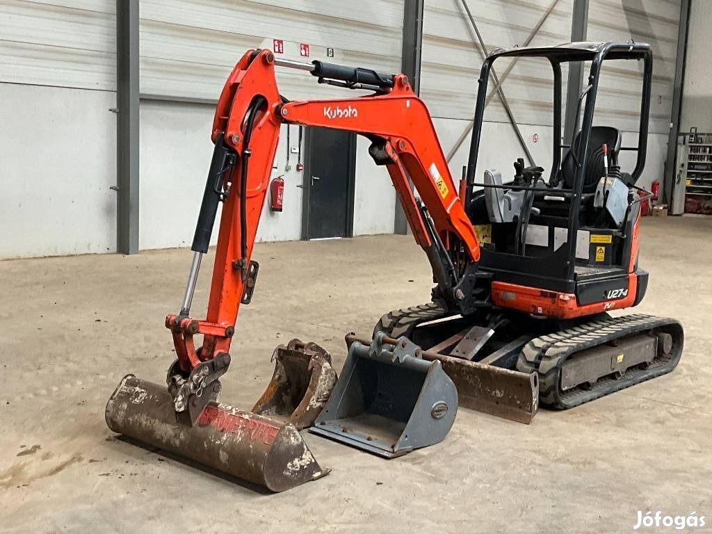 Kubota U 27-4 / 2.420 h üzemóra / Lízing 20%-tól
