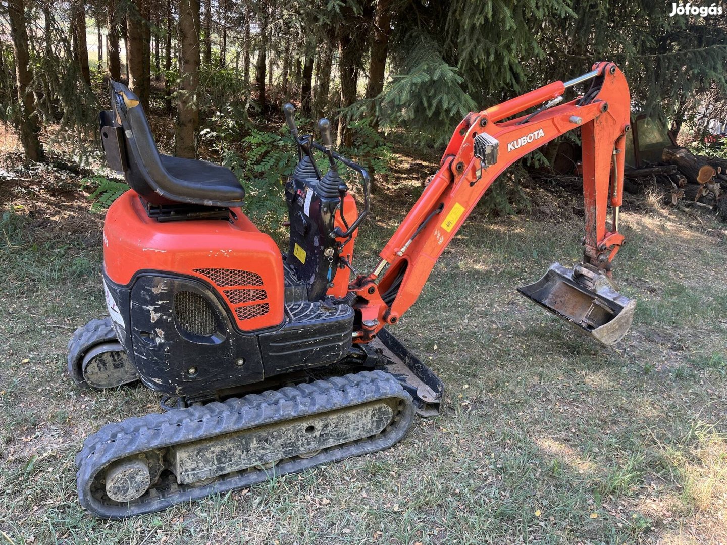 Kubota u10 minikotró forgókotró