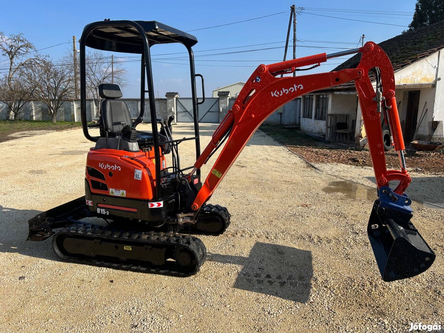 Kubota u15 minikotró