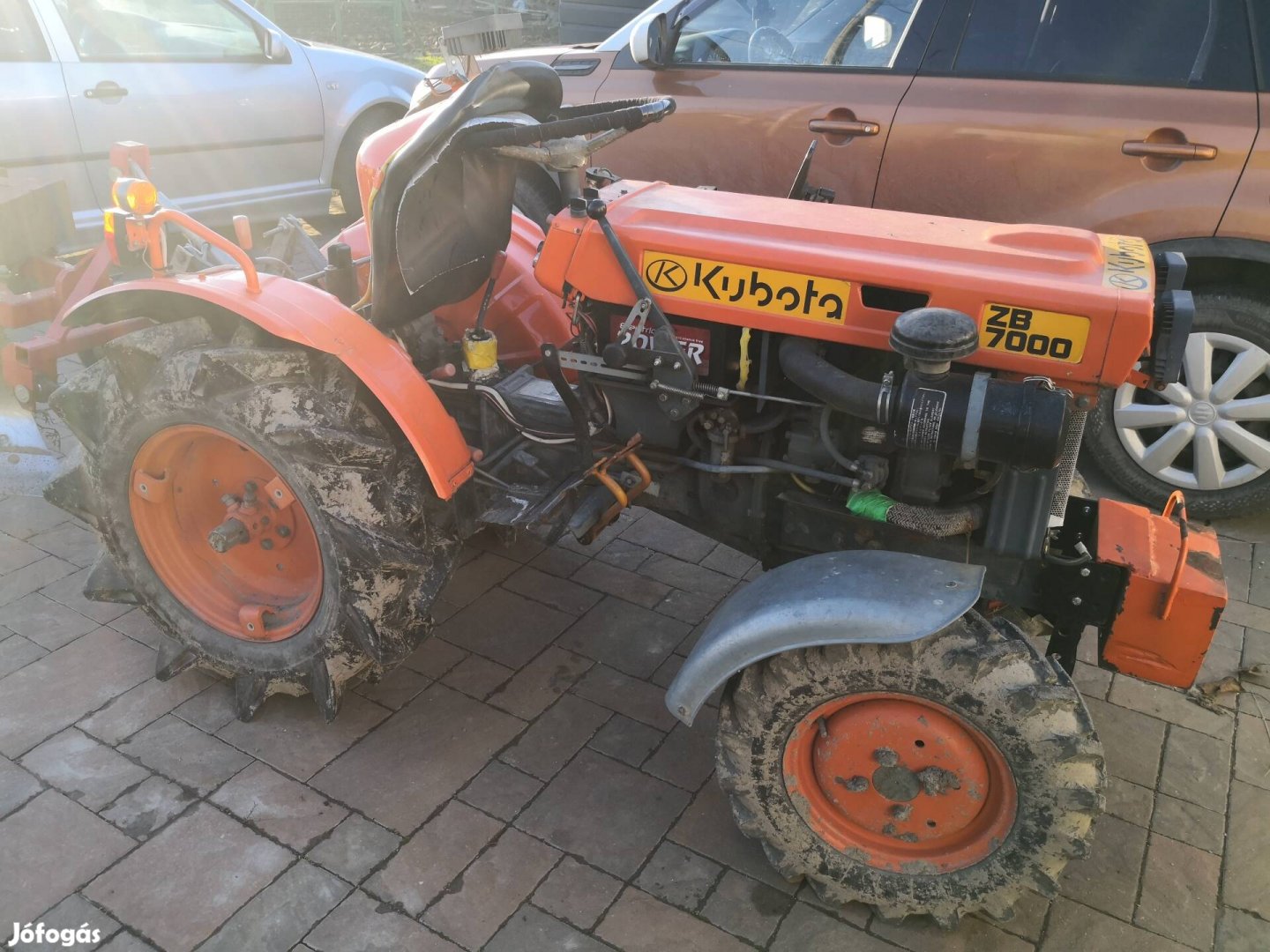 Kubota zb 7000 13 le diesel kistaktor elado. 