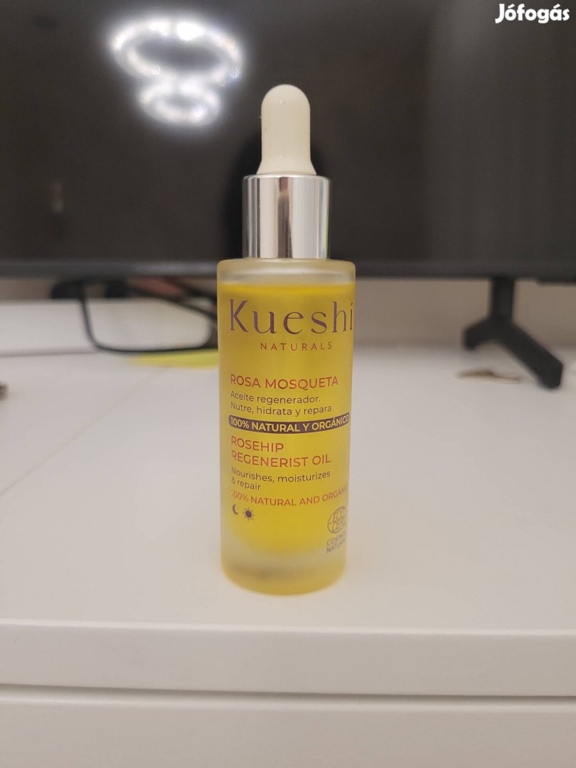 Kueshi Naturals 100% csipkebogyóolaj (30 ml/képen látható mennyiség)