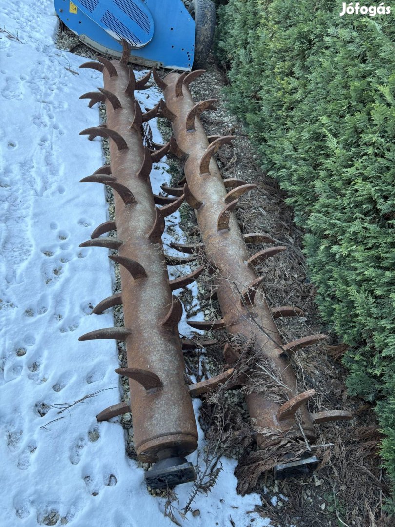 Kühne Ktl 7 vésőeke talajlazító késes henger - használt pár