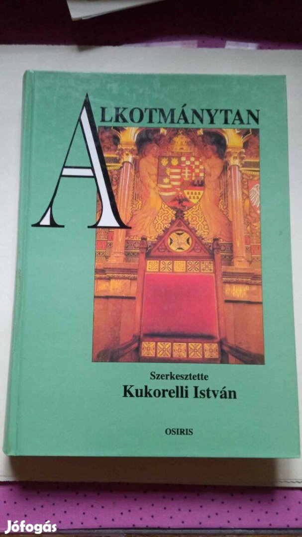 Kukorelli Alkotmánytan 2 db könyv 1996+1998 együtt 2500 Ft