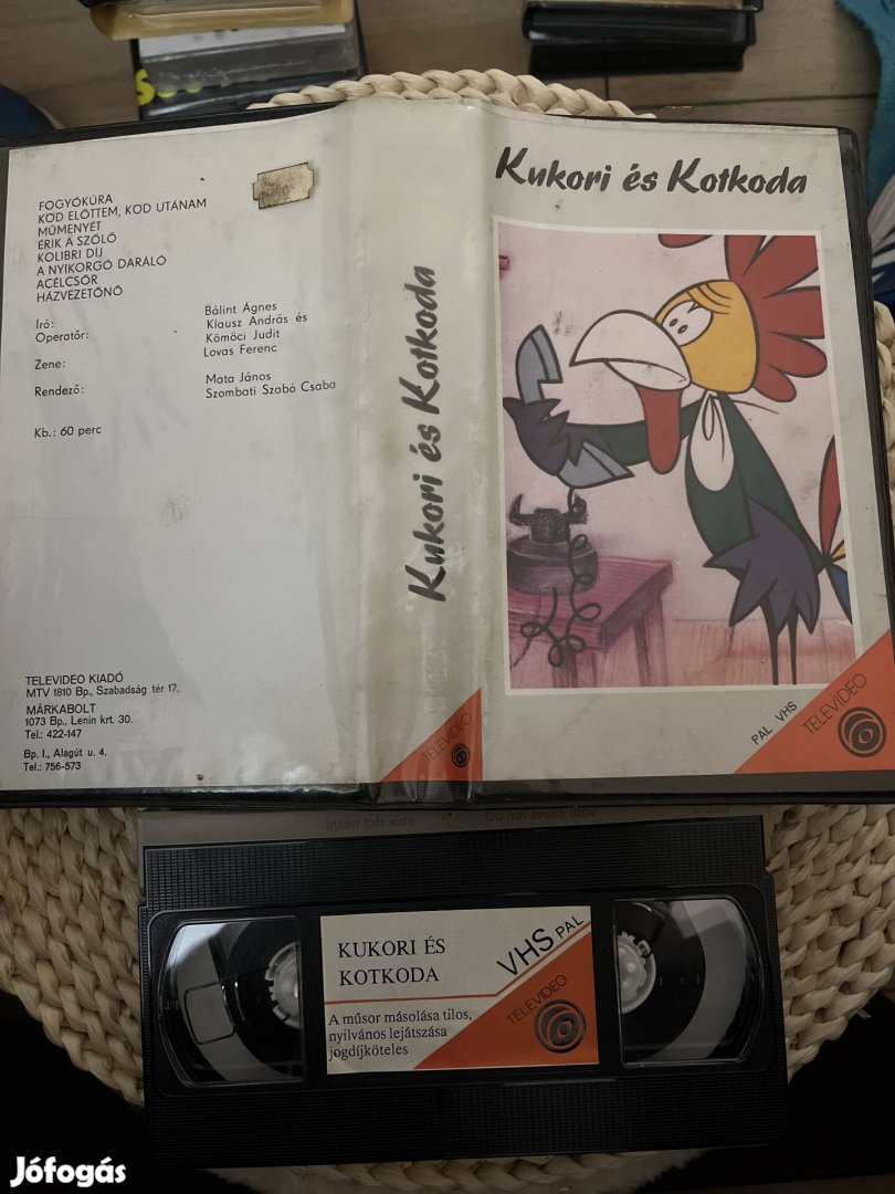 Kukori és kotkoda vhs televideo 