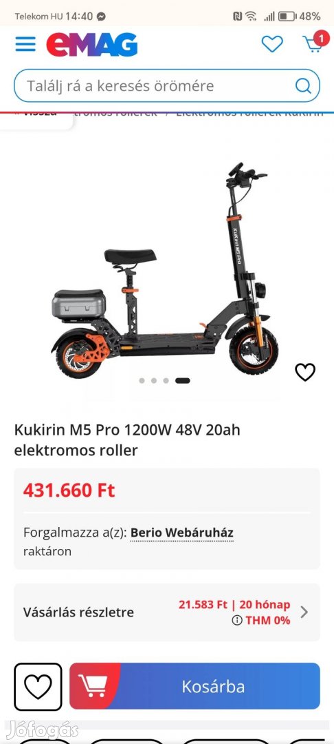 Kukorin M5pro ár alatt 