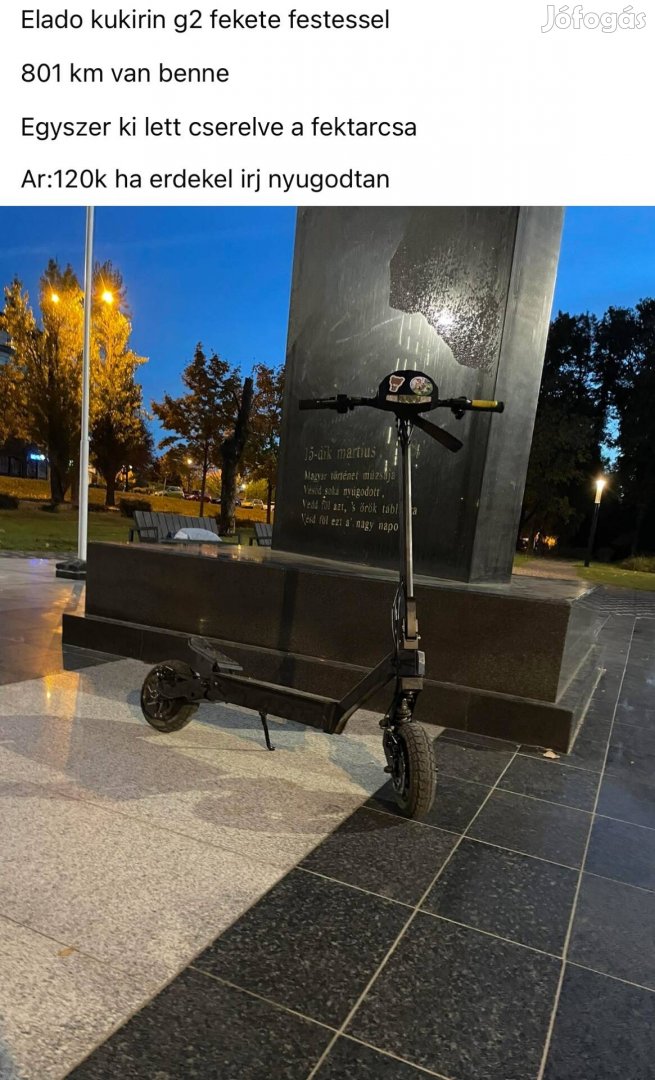 Kukrin g2 elektromos roller