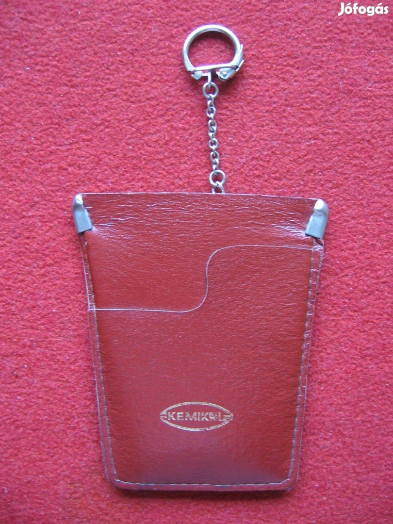 Kulcstartó - barna bőr