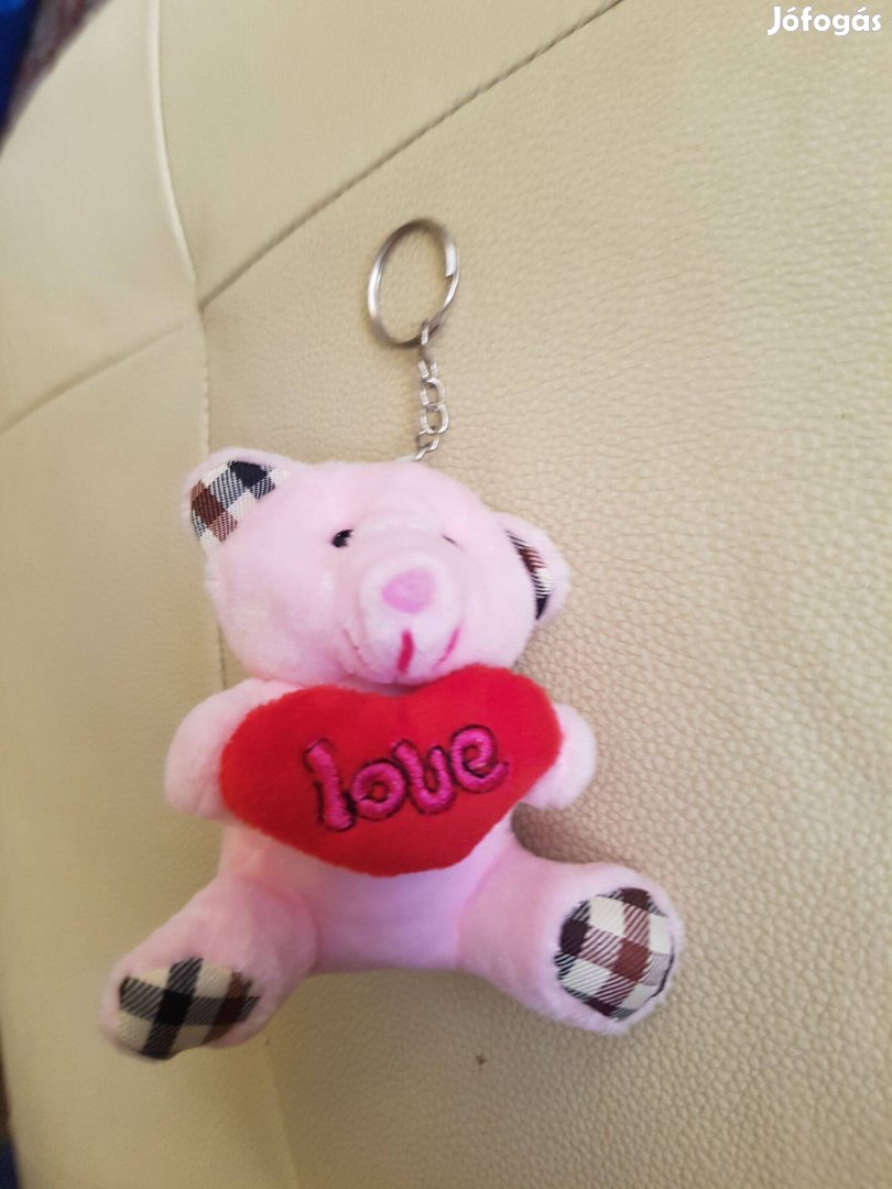Kulcstartó kulcs tartó táska lógó Puha plüss maci medve