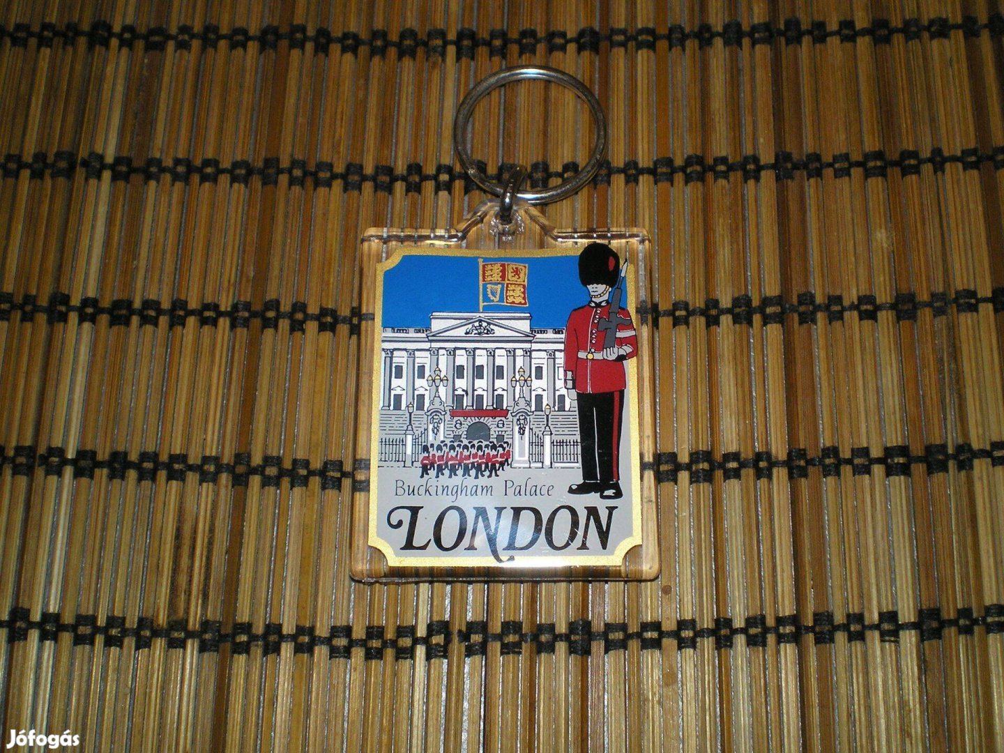 Kulcstartó táskadísz London Buckingham palota új állapotban