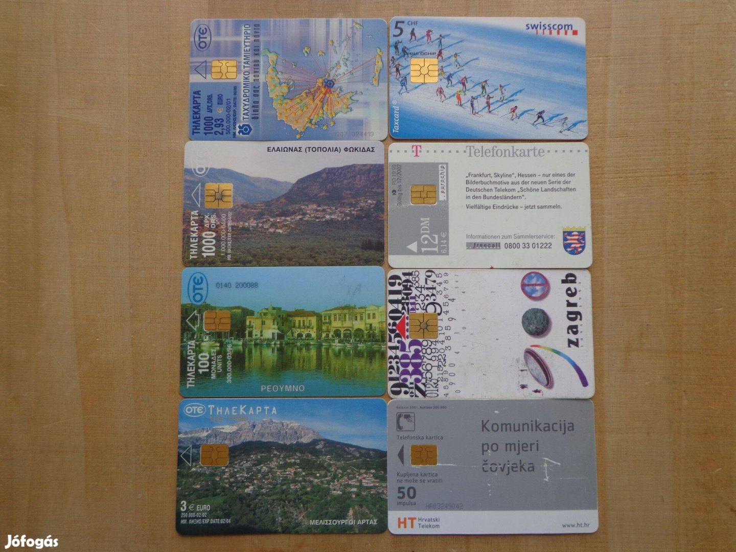 Külföldi telefonkártyák