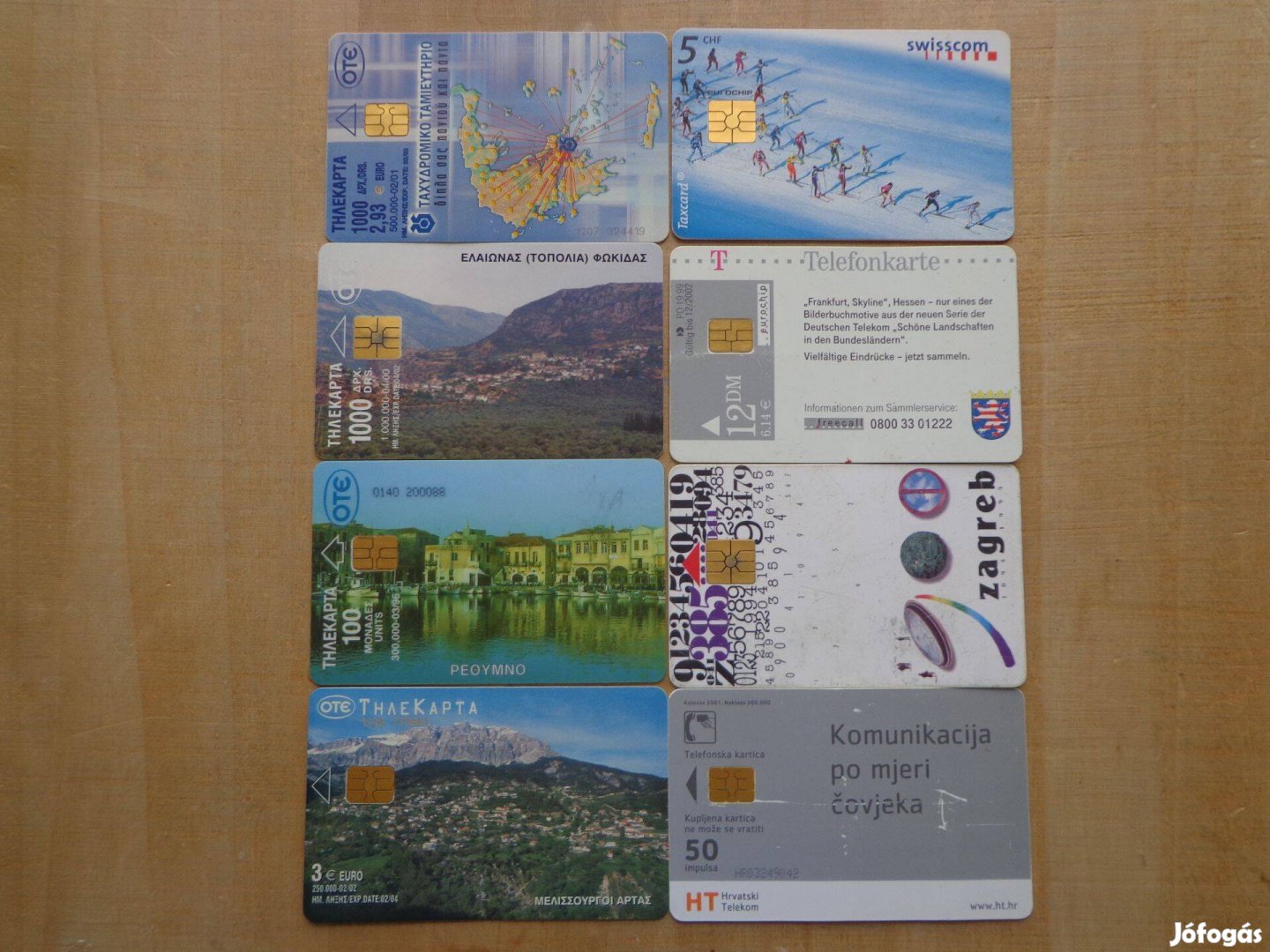 Külföldi telefonkártyák