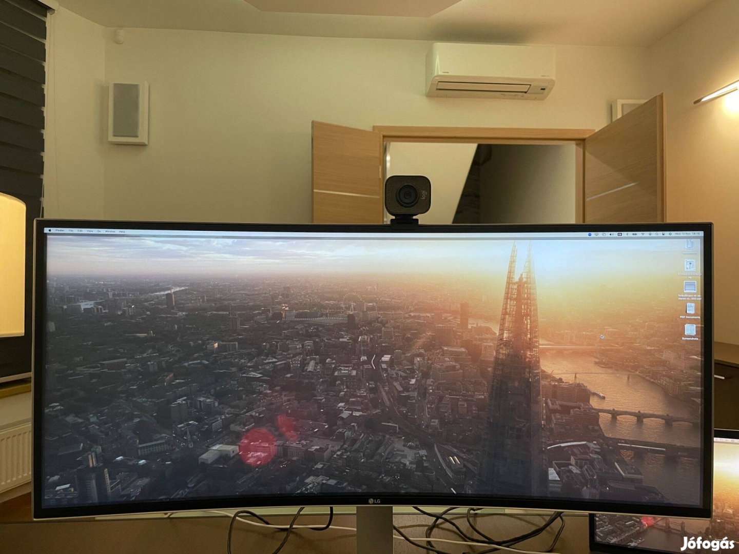 Külföldre költözés miatt eladó LG 34UC99-W 34" Ultrawide ívelt monitor