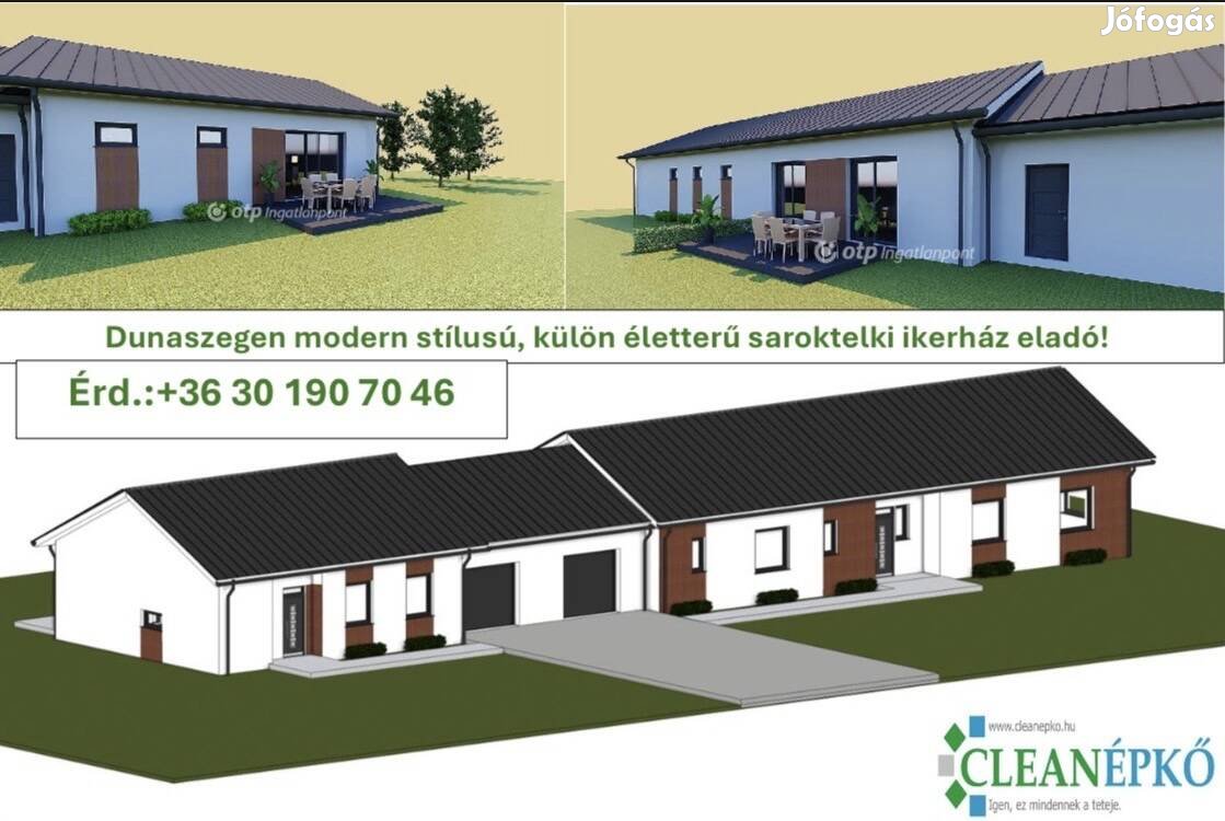 Külön életterű ikerházak