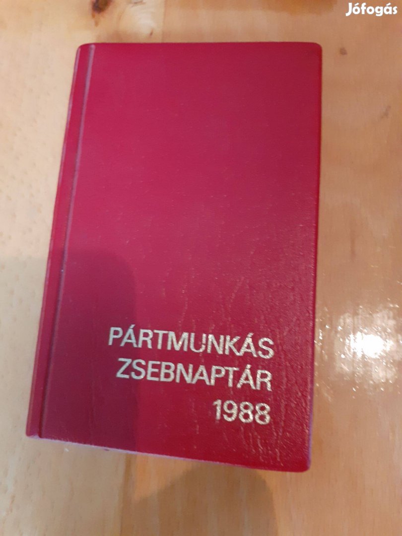 Különböző retro határidő zsebnaptár 70-80-as évekből bőrfedeles