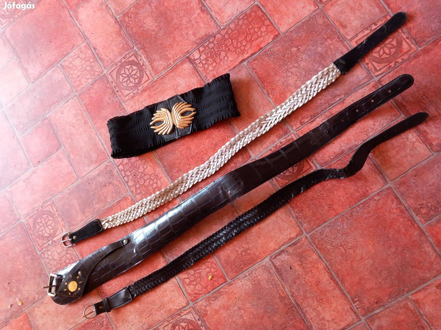 Különböző retro női bőr öv ruhához szoknyához