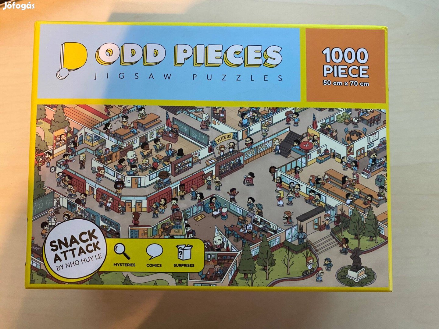 Különleges 1000 darabos puzzle (Odd pieces, Snack attack, 3 puzzle)