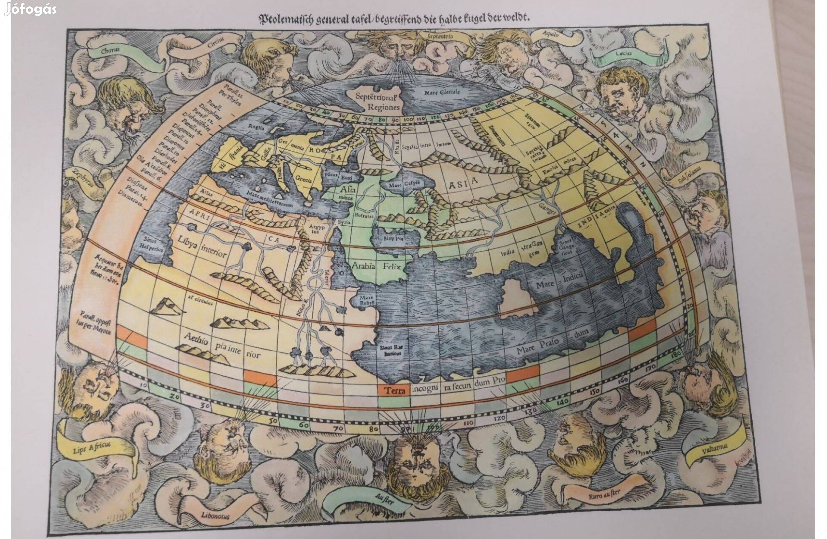 Különleges Ritka Antik Nagyméretű Térképek Gyűjteménye
