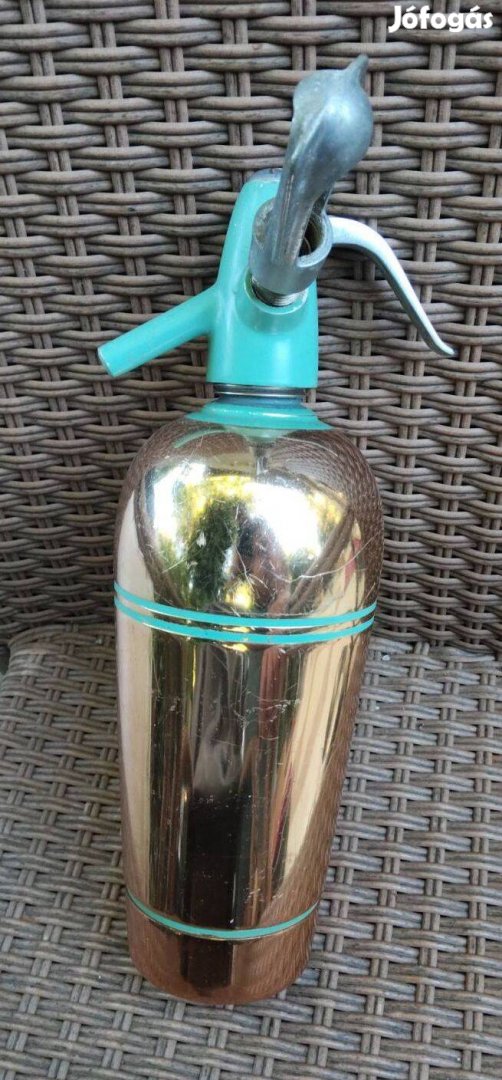 Különleges retro szifon bár.Mérete: 32 cm magas