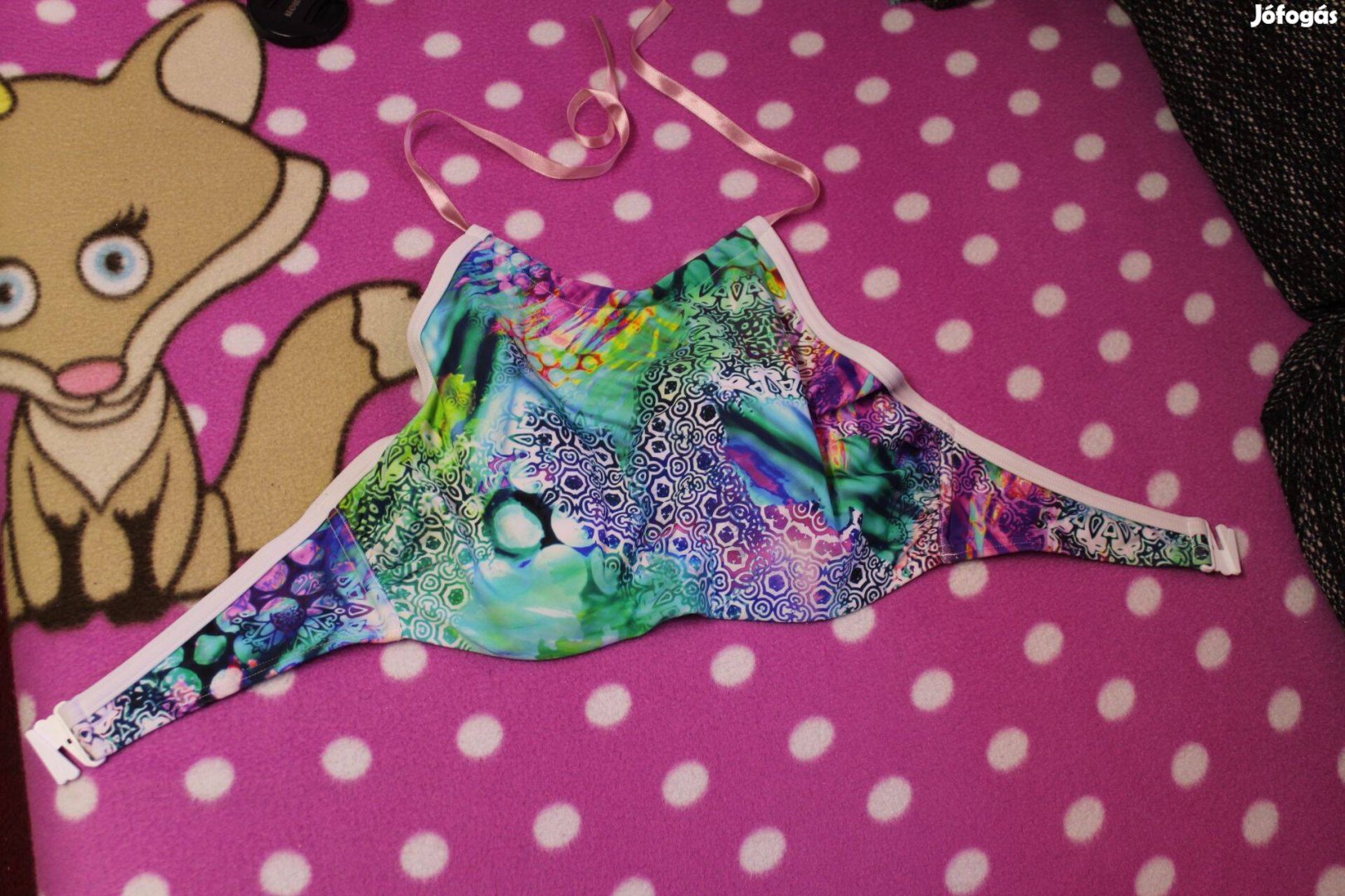 Kulonleges szines mintas bikini felso, 75 D, Uj