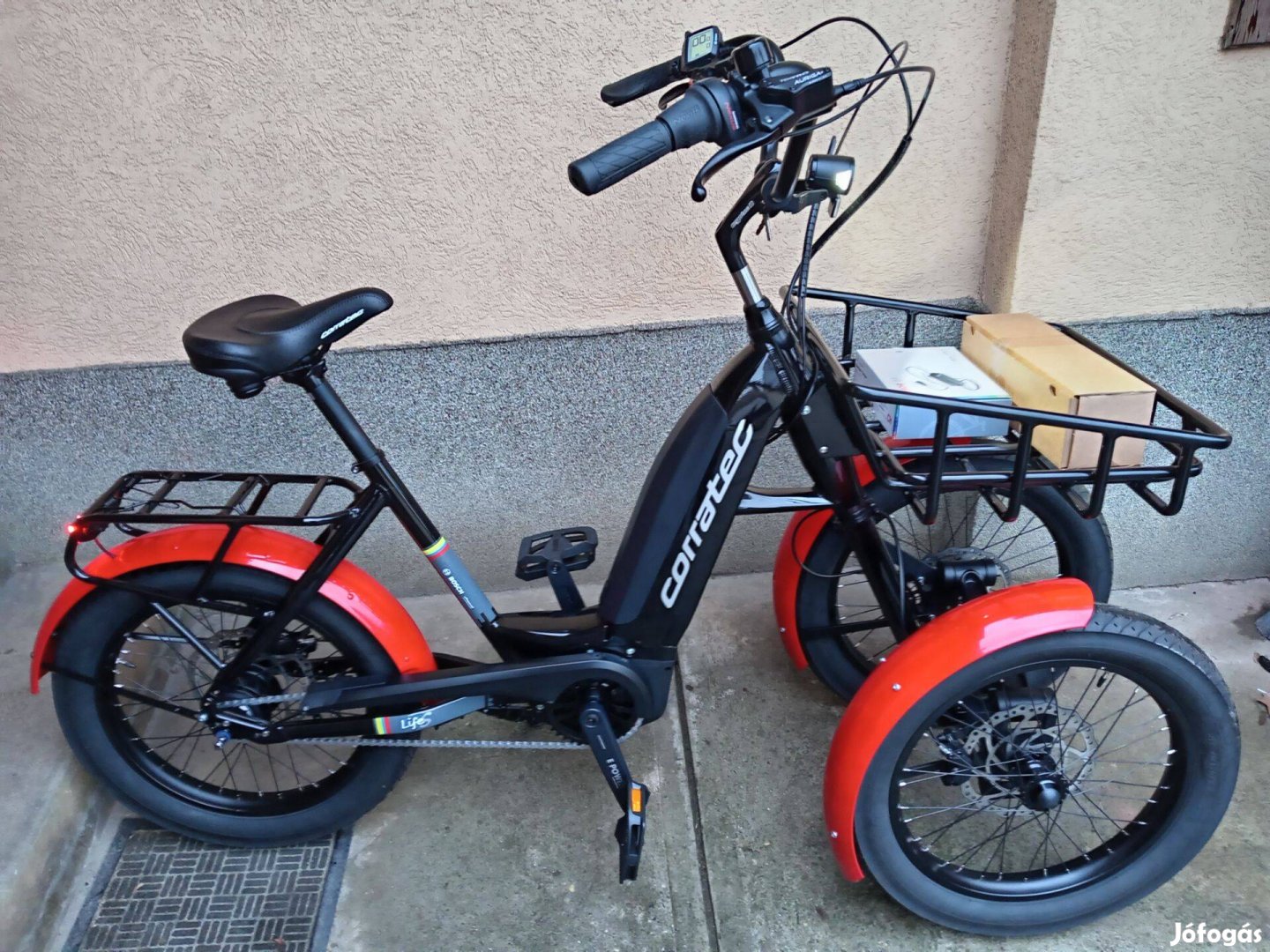 Különlegesség 3kerekű Bosch elektromos kerékpár pedelec