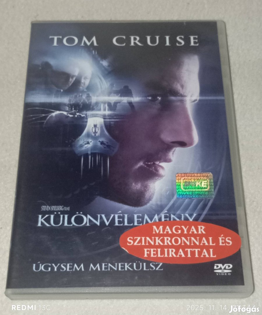 Különvélemény 2 lemezes Magyar Szinkronos DVD