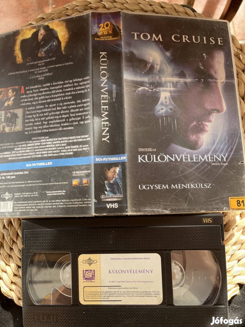 Különvélemény vhs 