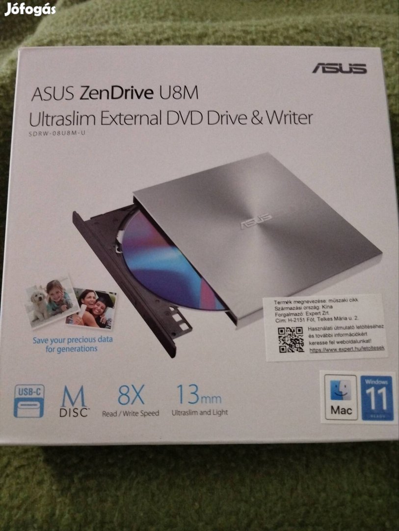 Külső dvdmeghajtó Asus Zen