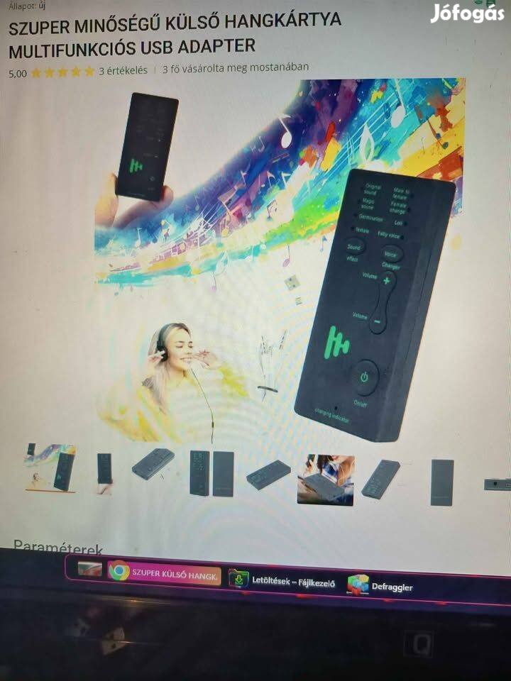 Külső hangkártya,hang modulátor