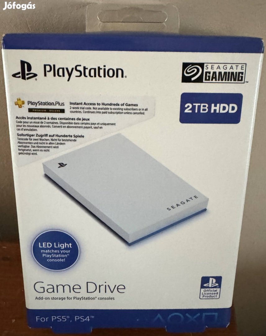 Külső merevlemez/HDD Playstation 4 Playstation 5 2TB Bontatlan!!!!