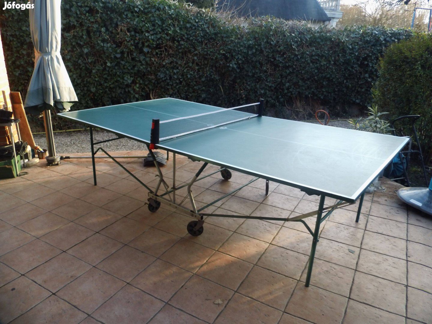 Külteri Kettler alu ping pong asztal gyari állapot