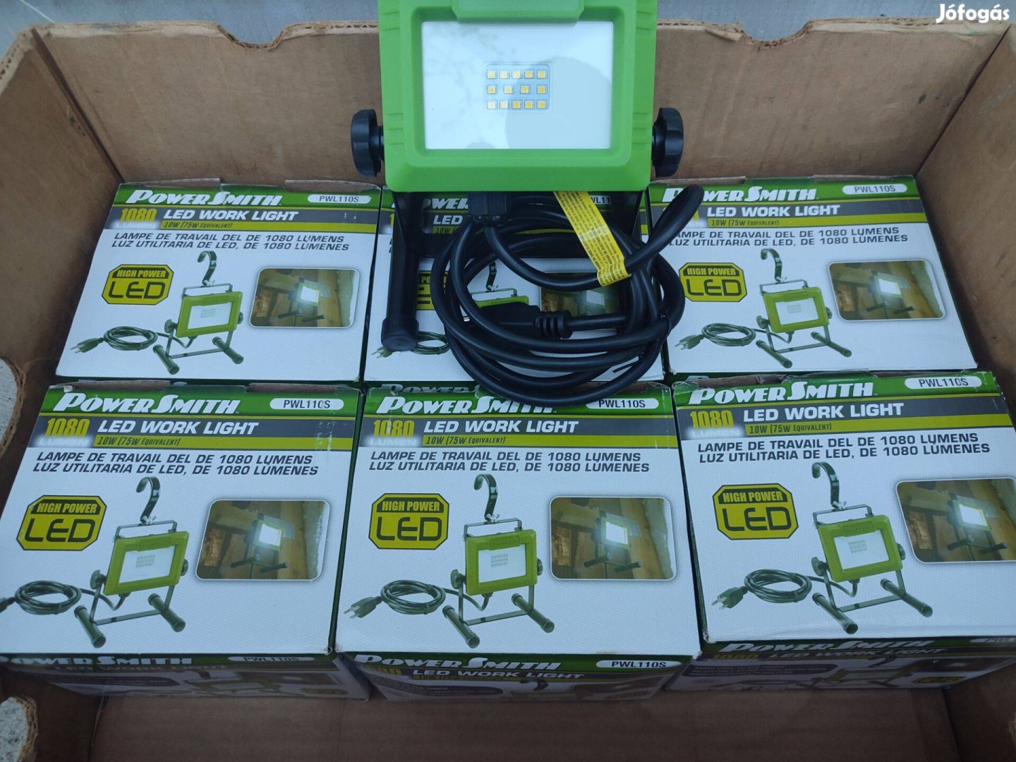 Kültéri állványos led reflektor munka lámpa