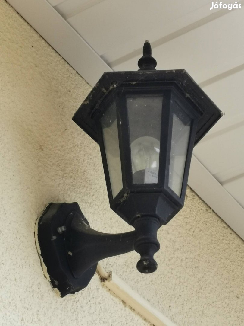 Kültéri retro stílusú öntöttvas lámpa