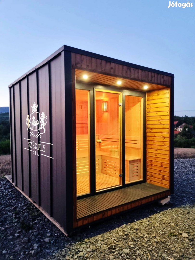 Kültéri szigetelt prémium szauna - Night vision