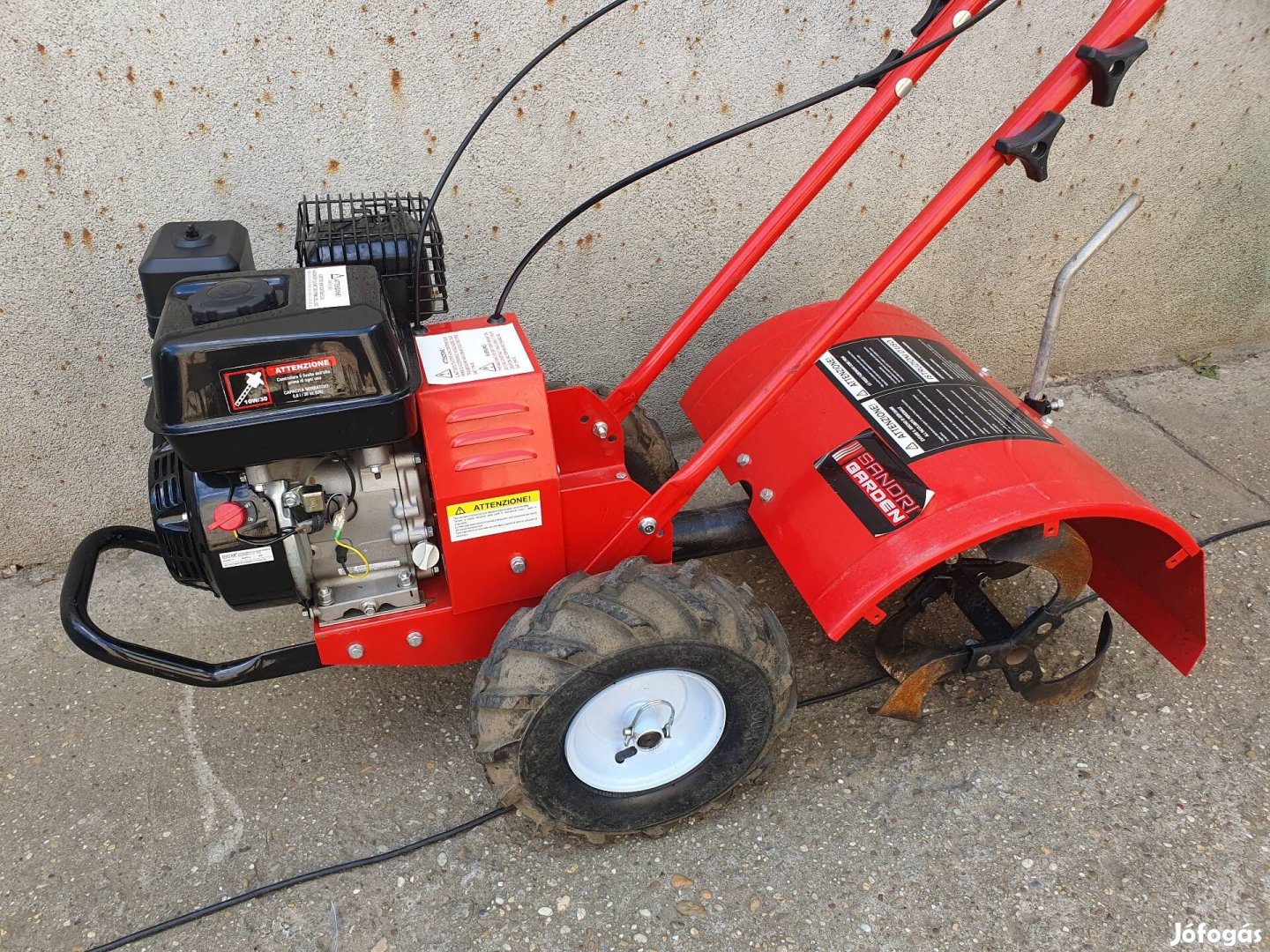 Kultivátor Sandrigarden "sg-mc 65" önjáró benzinmotoros