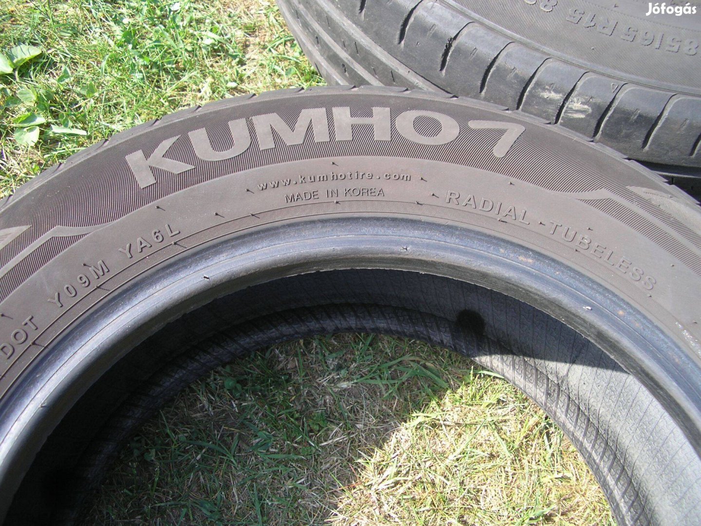 Kumho 185/65R15 nyári gumi. 2db 4500ft